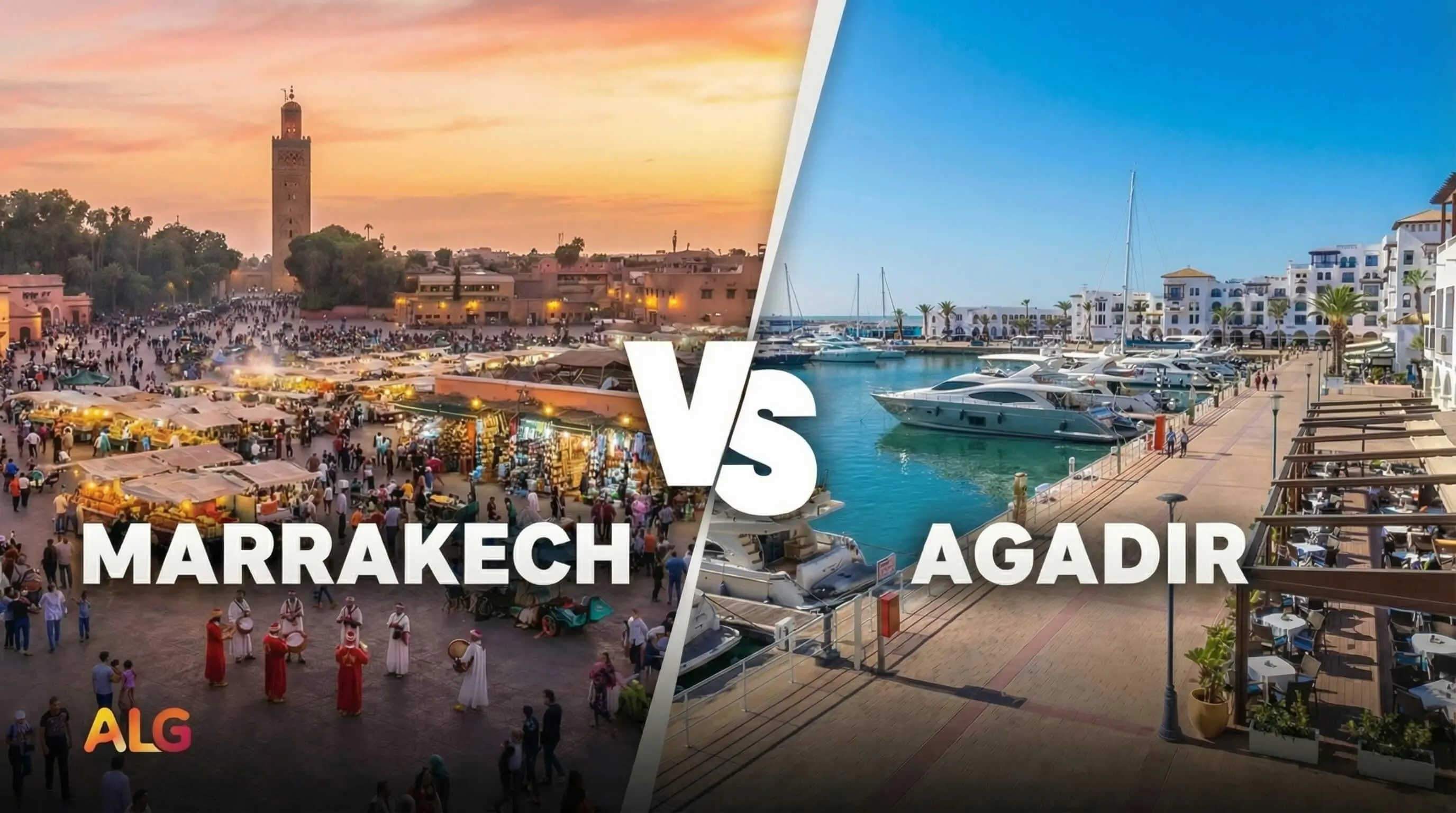 Agadir vs Marrakech comparison